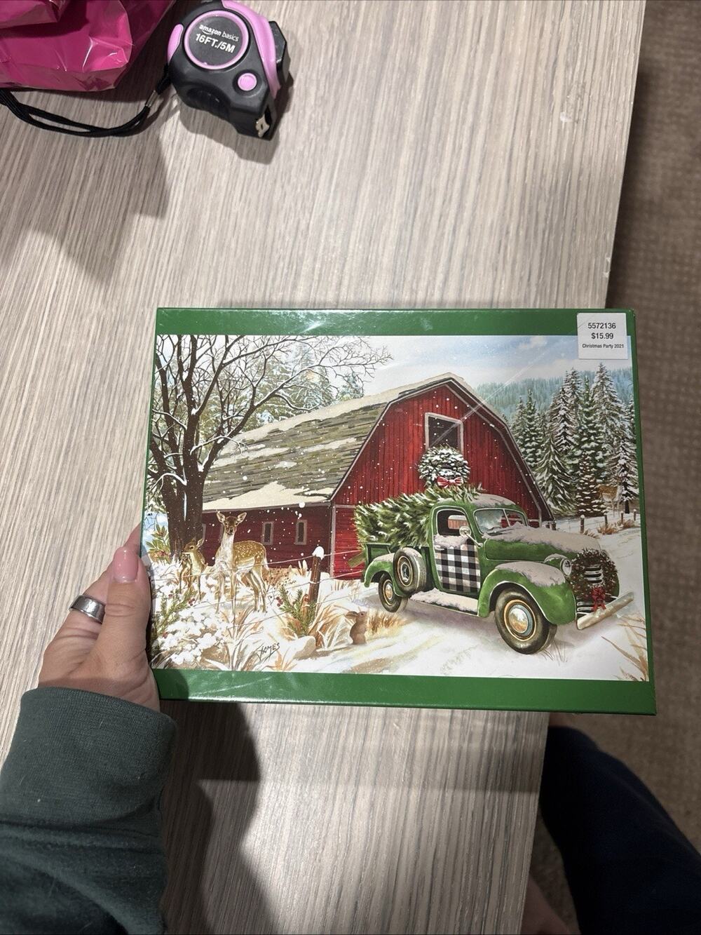 2021 Christmas Party Oversized Puzzle 1000 Pieces, 27x39, New Sealed
